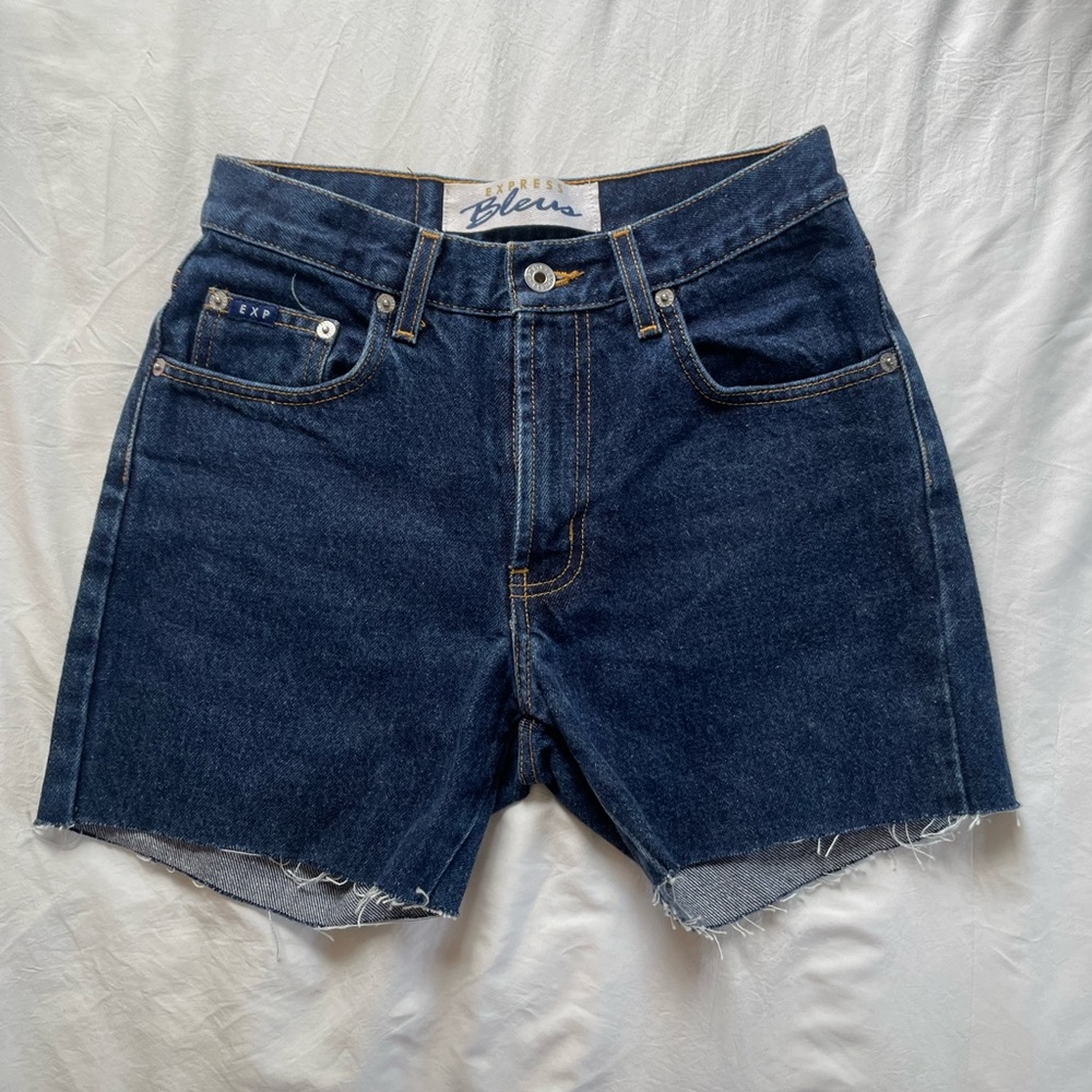 Vintage 90’s Express Bleus Jean Shorts